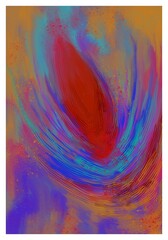 Abstract image for printing - digital painting © neurostructure