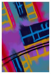 Abstract image for printing - digital painting © neurostructure