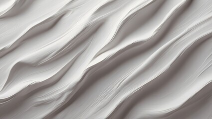 Abstract white waves in a textured and layered design art piece.