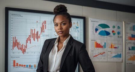 professional businesswoman in office