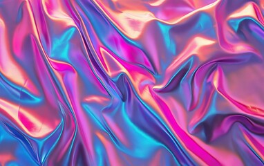 Obraz premium Abstract Holographic Fabric Background