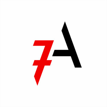 7A logo design with a cross on the number seven.