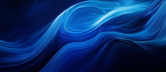 Obraz premium Abstract Blue Swirls