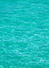 Obraz premium Turquoise background of Mediterranean Sea surface