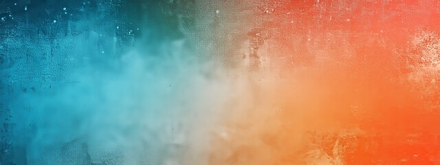 Fototapeta premium Abstract Blue and Orange Gradient Background