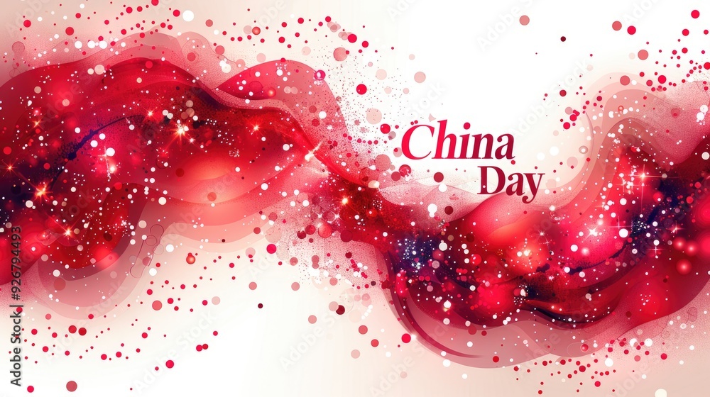 Wall mural national pride: china independence day, background design for wallpaper, banners, posters, greeting 