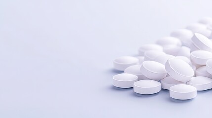 Collection of Small, Round White Pills