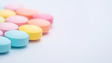 Colorful Candy Chocolates in Whimsical Arrangement