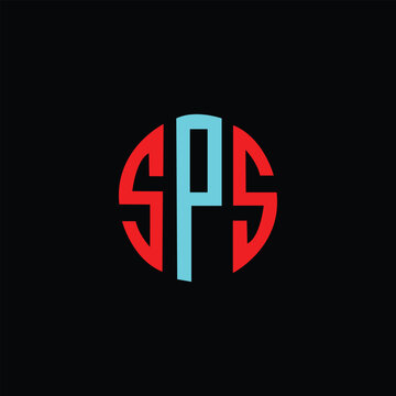 SPS Letter Initial Logo Design Template Vector Illustration