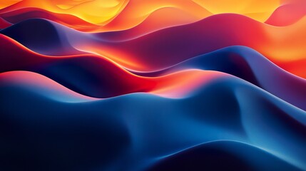 Fluid motion liquid waving geometric gradient abstract design picture
