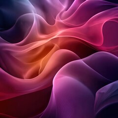 Fototapeta premium Fluid geometric design with liquid motion gradient abstract picture