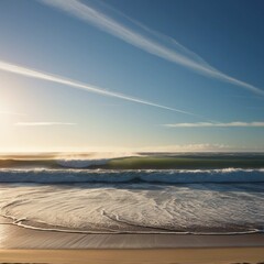 sunrise over the sea