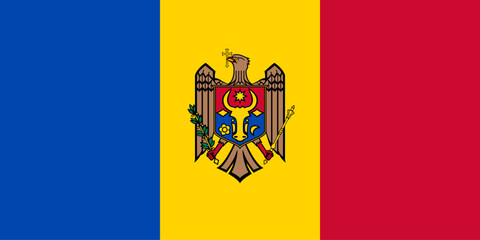 Fototapeta premium Flag of Moldova