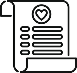 Simple love list is helping someone express their feelings on valentine's day