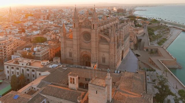 The Cathedral of Santa Maria of Palm, Palma de Mallorca, Mallorca, Spain
