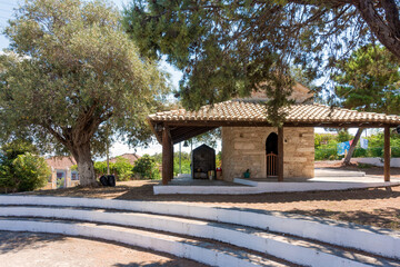 The chapel of Saint Onoufrios in Koronisia, Ambracian gulf, Arta, Greece