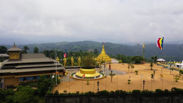 Nelligala International Buddhist Center, Kandy, Sri Lanka.