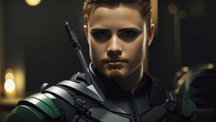 portrait of a soldier