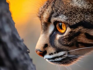 Obraz premium Animal behavior studies, vibrant observations, dynamic interactions, wildlife research