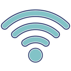 ビジネスアイコン「wi-fi」