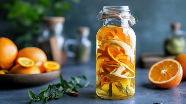 Citrus Infused Elixir - A Refreshing and Aromatic Drink