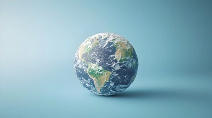 Fototapeta premium Innovative 3D Rendered Clean Energy Solutions to Tackle Global Warming