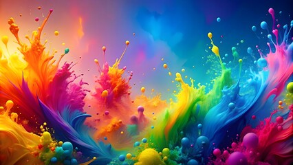 Abstract background with vibrant dye splashes , color, texture, vibrant, abstract, watercolor, artistic, backdrop, artistic, paint