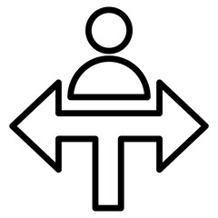 Decision  Icon Element For Design