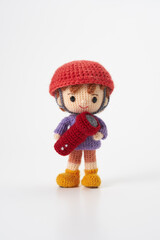 あみぐるみ人形　防災訓練