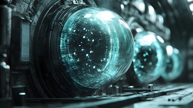 Rendering of a Scientific Experiment Examining Precursor Stability