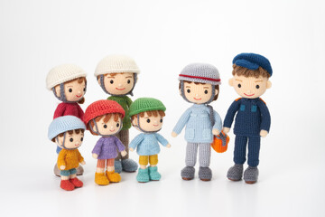 あみぐるみ人形　防災訓練