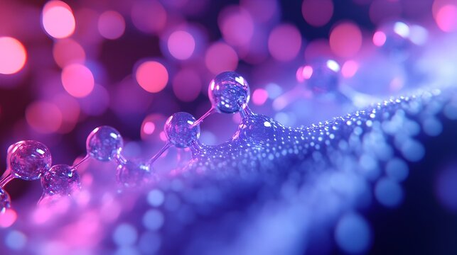 Precursor Exposed to Ultraviolet Light in Scientific Experiment