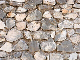 Background of old vintage brick wall. High quality photo for digital use.