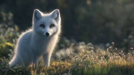 Arctic Fox in its Natural Habitat