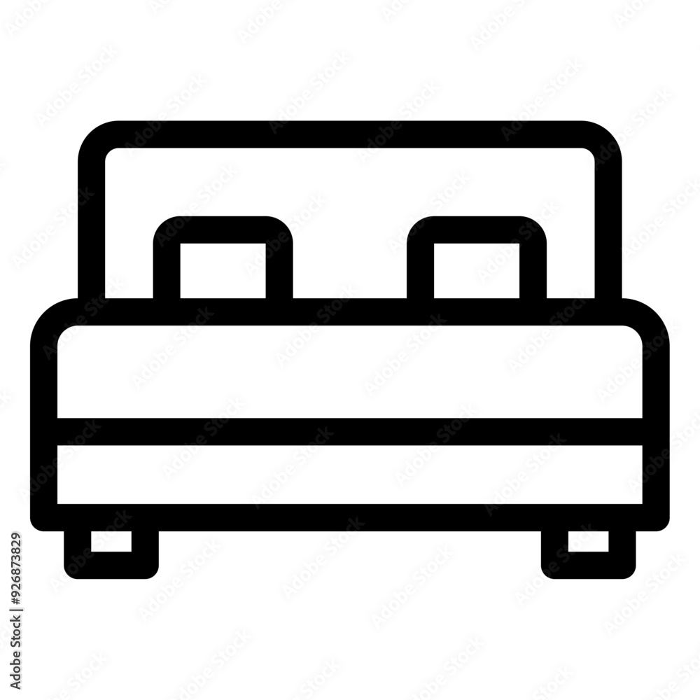 Canvas Prints bed icon