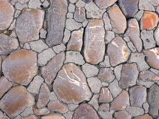 Background of old vintage brick wall. High quality photo for digital use.
