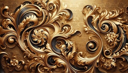Vector Art: Radiant Gold Design
