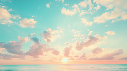 Obraz premium beach with blue sky