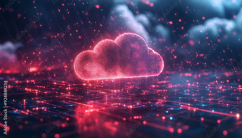 Poster secure cloud environment with virtual firewalls and encryption protocols