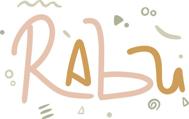 Rabu Doodle Letter