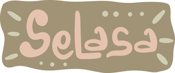 Selasa Doodle Letter