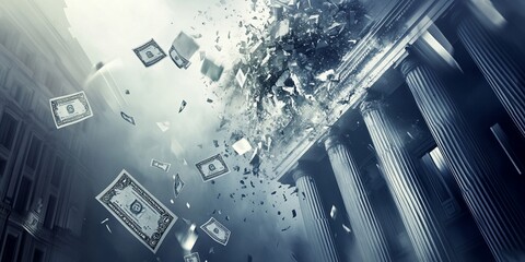 銀行危機と株式市場暴落とコピースペース