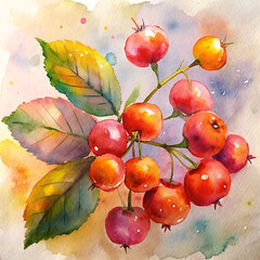 red berries on a branch