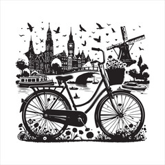 Fototapeta premium bicycle vector