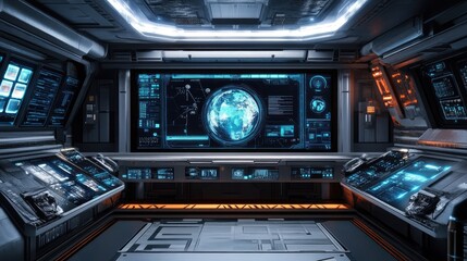 Floating holographic interfaces in a dark room