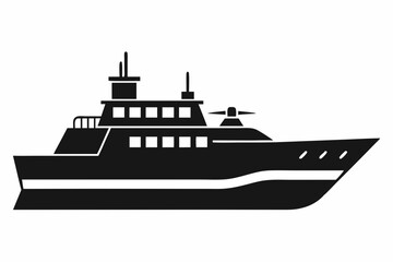 Ship stencils icon, Ship stencils silhouette vector illustration
