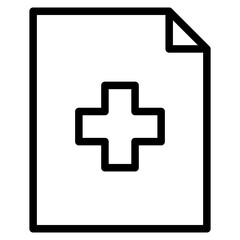 Obraz premium medical record