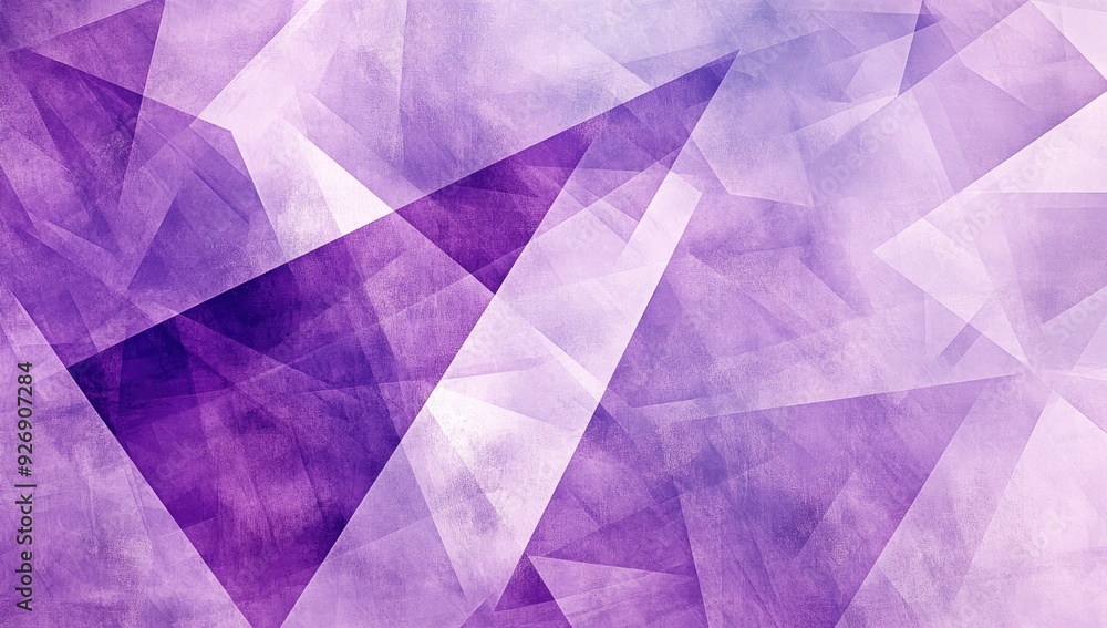 Poster abstract purple background design with layered textures. white and transparent geometric shapes