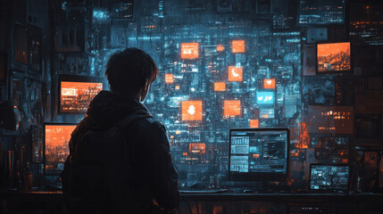 Crafting an online identity, this user aligns their social media presence with their personal values.