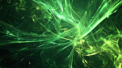 Abstract Green Light